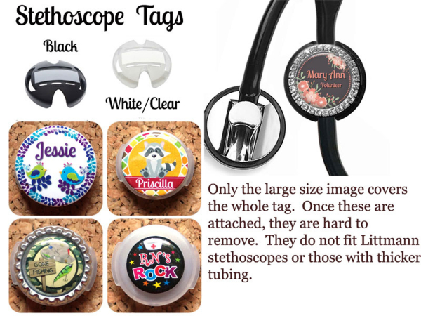 Nurse RN Badge Reel Id Holder, Retractable Lanyard, Carabiner, Zipper Pull, Stethoscope ID Tag, Key Ring, Pin, Paperclip Bookmark 8023