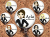 Business Woman Badge Reel, Personalized Retractable ID Holder, Office Customized Lanyard, Hair Choice Carabiner, Stethoscope, Mylar 8015