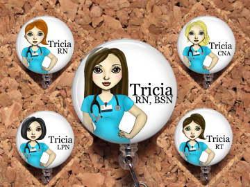 Nurse Badge Reel