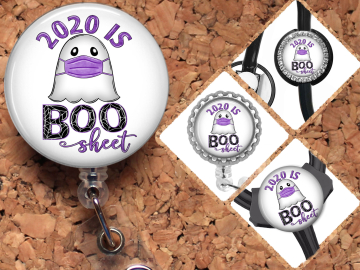 Halloween Badge Reel Retractable Lanyard Badge Holder Carabiner Id Holder Stethoscope Tag 2020 Nurse Badge Reel Gift Mylar B1101