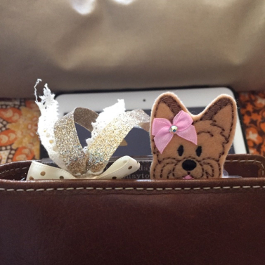 Yorkie Planner Clip