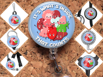 It is What Is inside that Counts Badge Reel Id Holder 8116