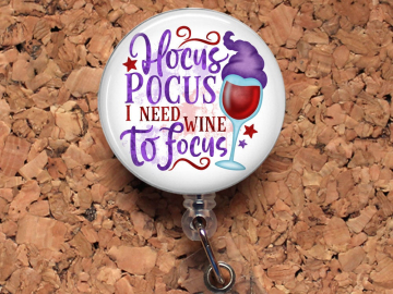 Halloween Badge Reel, Retractable Lanyard Badge Holder, Carabiner,  Id Holder, Wine, Stethoscope Tag, Bottle Cap Badge Reel Mylar