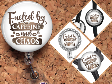 Coffee Badge Reel Retractable Lanyard Badge Holder Carabiner Id Holder Stethoscope Tag Nurse Badge Reel Gift Mylar B1092