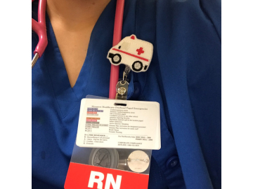 Ambulance Badge Reel